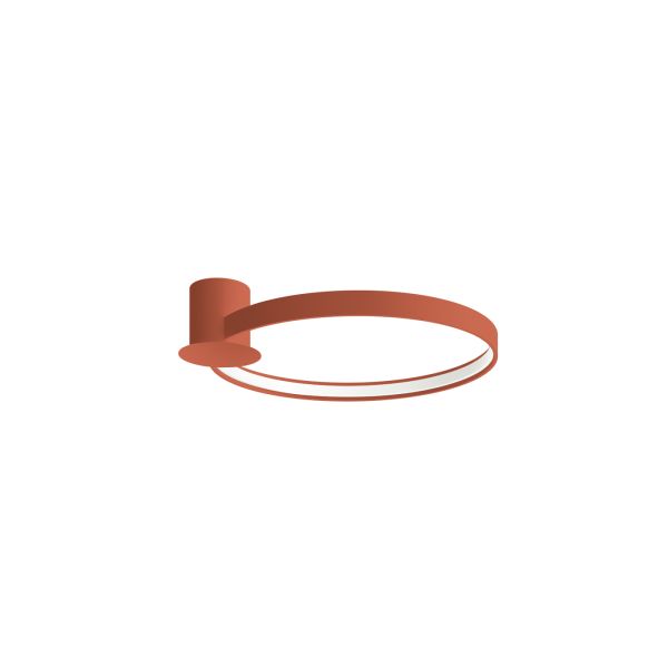 Plafonniers Aluminium Ocre Rouge LED 1 Rio