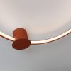 Plafonniers Aluminium Ocre Rouge LED 1 Rio