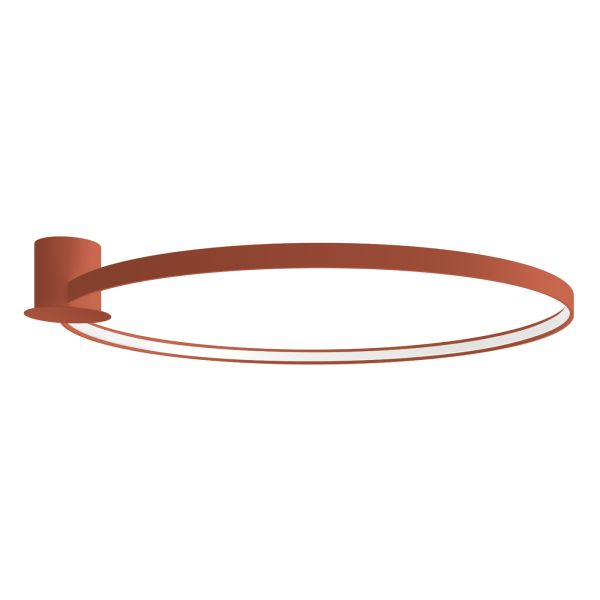 Plafonniers Aluminium Ocre Rouge LED 1 Rio
