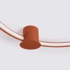 Plafonniers Aluminium Ocre Rouge LED 1 Rio