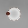Plafonniers Aluminium Ocre Rouge LED 1 Rio