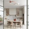 Plafonniers Aluminium Ocre Rouge LED 1 Rio