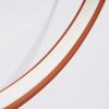 Plafonniers Aluminium Ocre Rouge LED 1 Rio