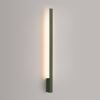 Appliques murales Aluminium Vert Olive LED 1 Lahti