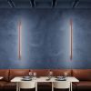 Appliques murales Aluminium Ocre Rouge LED 1 Lahti