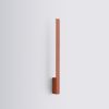Appliques murales Aluminium Ocre Rouge LED 1 Lahti