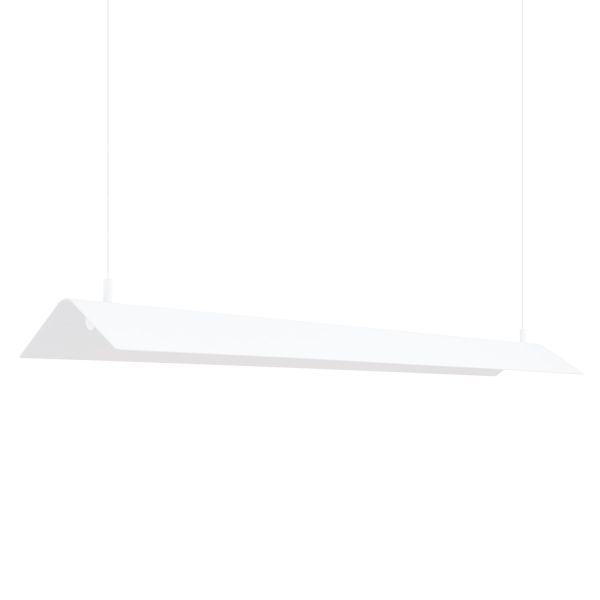Suspensions Acier Blanc LED 1 Elva
