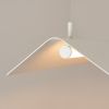 Suspensions Acier Blanc LED 1 Elva