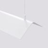 Suspensions Acier Blanc LED 1 Elva