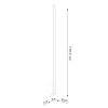 Appliques murales Aluminium Noir LED 1 Lagom