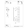 Appliques murales Aluminium Noir LED 1 Lagom