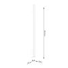Appliques murales Aluminium Doré LED 1 Lagom