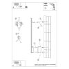 Appliques murales Aluminium Doré LED 1 Lagom