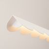 Suspensions Aluminium Blanc LED 1 Biscuit