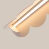 Suspensions Aluminium Blanc LED 1 Biscuit