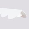 Suspensions Aluminium Blanc LED 1 Biscuit