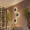 Appliques murales Acier Noir LED 1 Borgen