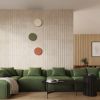 Appliques murales Acier Vert Olive LED 1 Borgen
