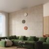 Appliques murales Acier Ocre Rouge LED 1 Borgen