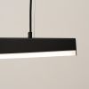 Suspensions Acier Noir LED 1 Jorun