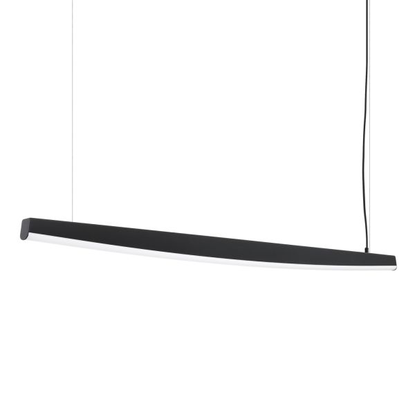 Suspensions Acier Noir LED 1 Jorun
