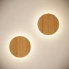 Appliques murales Acier Chêne LED 1 Borgen
