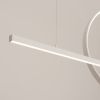 Suspensions Aluminium Blanc LED 2 Glad