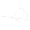 Suspensions Aluminium Blanc LED 2 Glad