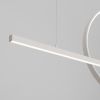 Suspensions Aluminium Blanc LED 2 Glad