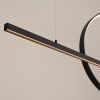 Suspensions Aluminium Noir LED 2 Glad