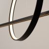 Suspensions Aluminium Noir LED 2 Glad