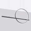 Suspensions Aluminium Noir LED 2 Glad
