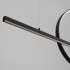 Suspensions Aluminium Noir LED 2 Glad