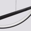 Suspensions Aluminium Noir LED 2 Glad