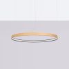 Lustres Aluminium Naturel LED 1 Rio_Eik