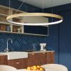 Lustres Aluminium Naturel LED 1 Rio_Eik