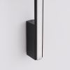 Appliques murales Aluminium Noir LED 1 Lagom