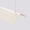Suspensions Acier Beige LED 1 Elva