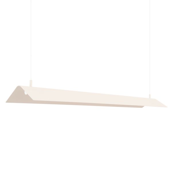 Suspensions Acier Beige LED 1 Elva