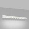 Suspensions Aluminium Blanc LED 1 Biscuit