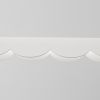 Suspensions Aluminium Blanc LED 1 Biscuit