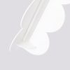Suspensions Aluminium Blanc LED 1 Biscuit