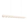 Suspensions Aluminium Beige LED 1 Biscuit