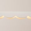Suspensions Aluminium Beige LED 1 Biscuit