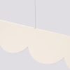 Suspensions Aluminium Beige LED 1 Biscuit