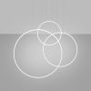 Suspensions Aluminium Blanc LED 3 Rio