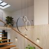 Suspensions Aluminium Noir LED 3 Rio