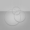 Suspensions Aluminium Noir LED 3 Rio