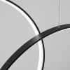 Suspensions Aluminium Noir LED 3 Rio