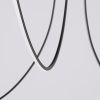 Lustres Aluminium Noir LED 3 Alvar